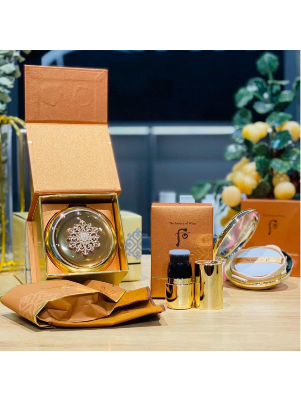 The History of Whoo Cheongidan Radiant Essence Cushion & Refill #21 K-beauty